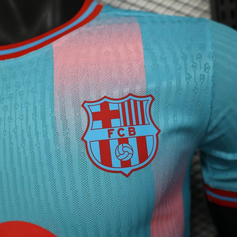 Soccer Jersey Barcelona Blue Special Edition Shirt 2025/26