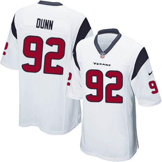 Men's Nike Houston Texans #92 Brandon Dunn Game White NFL Jersey - Ujersey