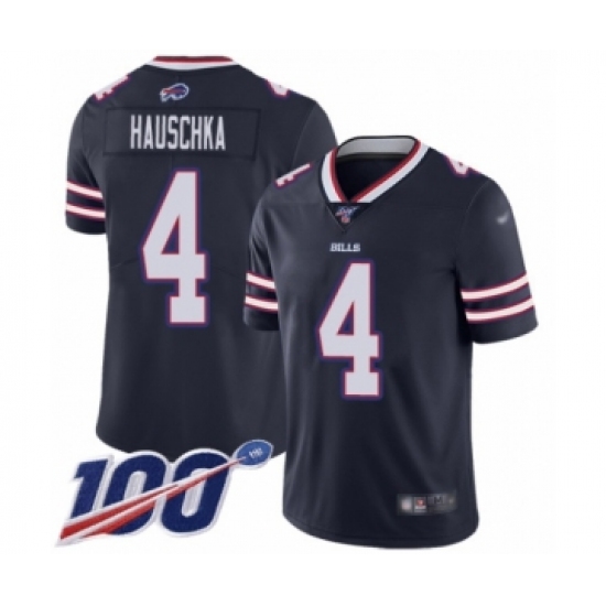 Youth Buffalo Bills #4 Stephen Hauschka Limited Navy Blue Inverted Legend 100th Season Football Jersey - Ujersey