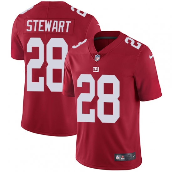 Youth Nike New York Giants #28 Jonathan Stewart Red Alternate Vapor Untouchable Limited Player NFL Jersey - Ujersey
