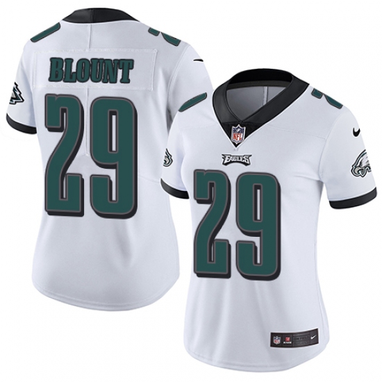Women's Nike Philadelphia Eagles #29 LeGarrette Blount White Vapor Untouchable Limited Player NFL Jersey - Ujersey