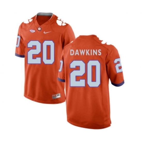 Clemson Tigers 20 Brian Dawkins Orange College Football Jersey - Ujersey