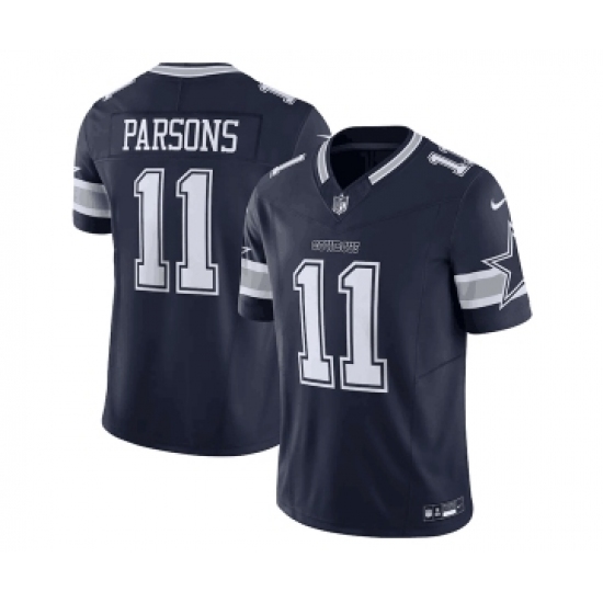 Men's Nike Dallas Cowboys #11 Micah Parsons Navy 2023 F.U.S.E. Limited Stitched Football Jersey - Ujersey