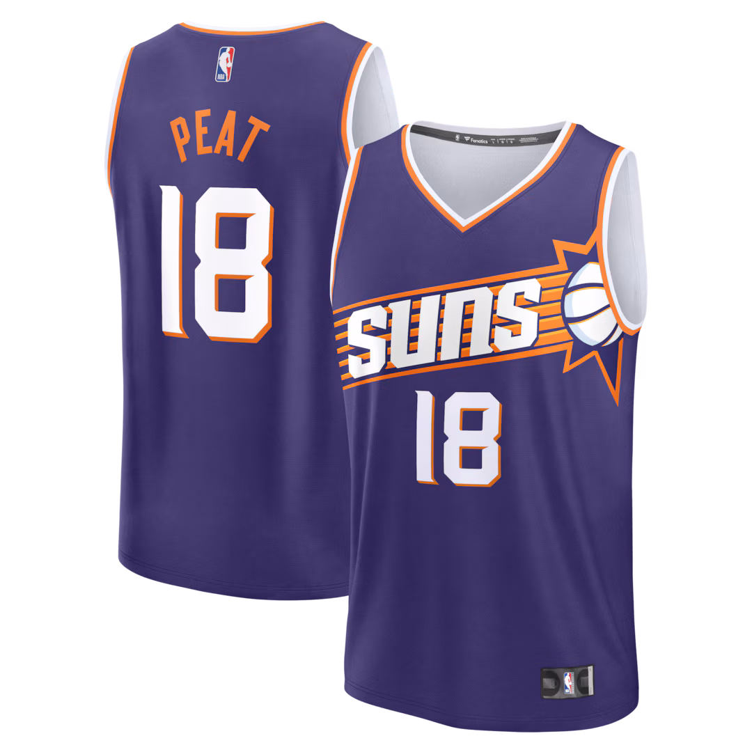 Men's Phoenix Suns Koa Peat Fanatics Purple Fast Break Jersey - Icon Edition