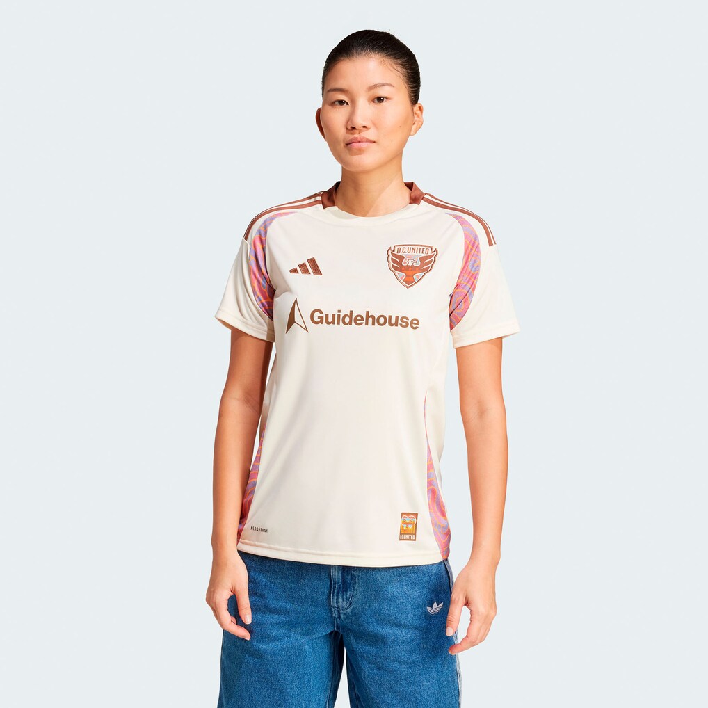 Women's D.C. United adidas Natural 2025 The Soul Kit Replica Jersey - Ujersey
