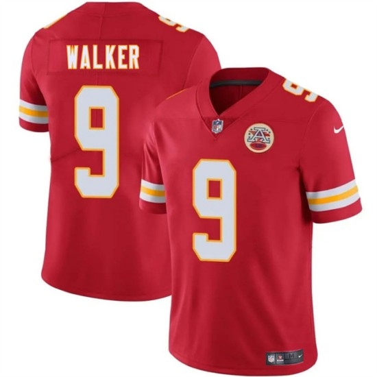 Men’s Kansas City Chiefs #9 Kenneth Walker III Red 2026 Vapor Untouchable Limited Stitched Football Jersey
