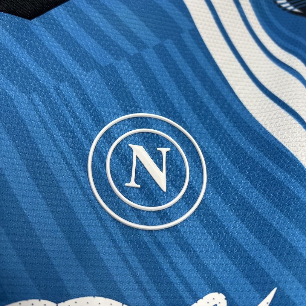 Napoli Soccer Jersey Pre-Match Custom Shirt 2024/25 - Ujersey Shop