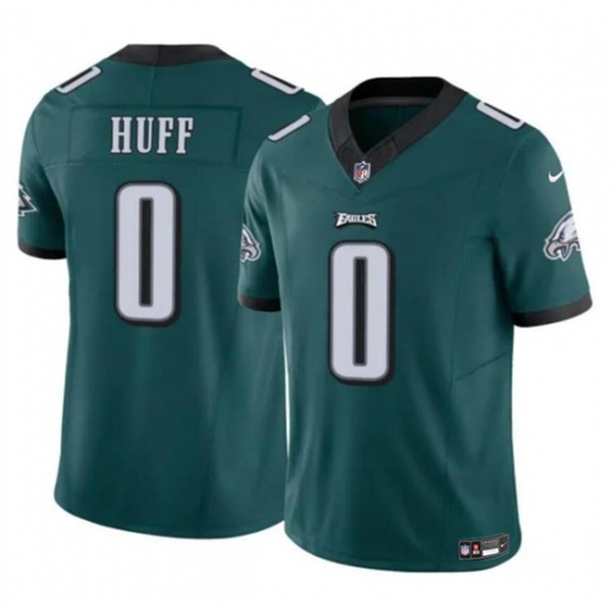 Men's Philadelphia Eagles #0 Bryce Huff Green 2024 F.U.S.E. Vapor Untouchable Limited Football Stitched Jersey - Ujersey