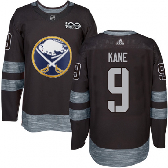 Men's Adidas Buffalo Sabres #9 Evander Kane Premier Black 1917-2017 100th Anniversary NHL Jersey - Ujersey