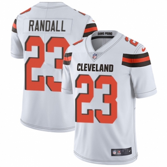 Youth Nike Cleveland Browns #23 Damarious Randall White Vapor Untouchable Limited Player NFL Jersey - Ujersey