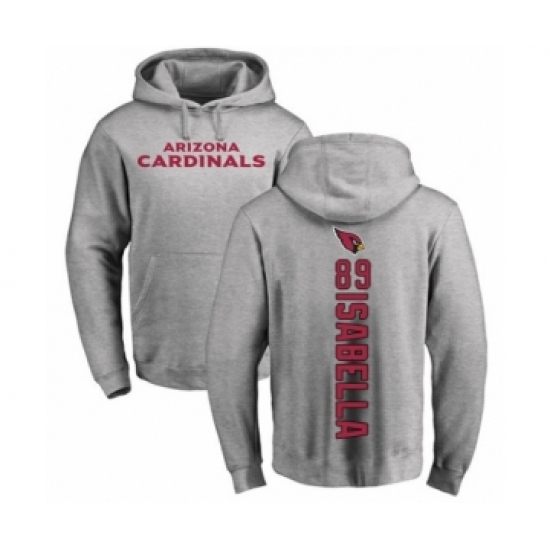 Football Arizona Cardinals #89 Andy Isabella Ash Backer Pullover Hoodie - Ujersey