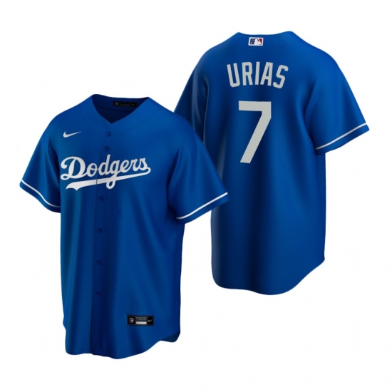 Men's Nike Los Angeles Dodgers #7 Julio Urias Royal Alternate Stitched Baseball Jersey - Ujersey