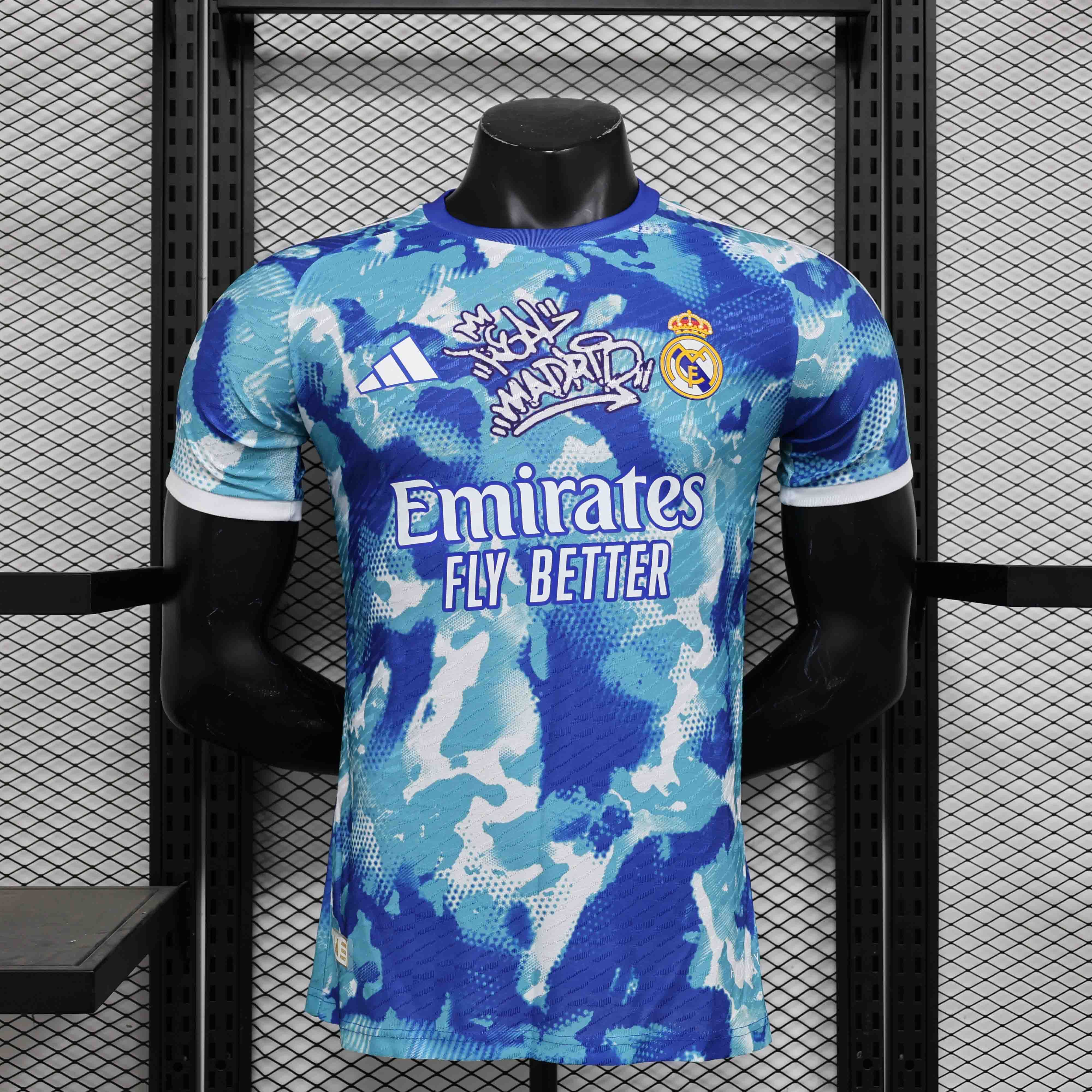 Real Madrid Soccer Jersey Ocean Special Edition Shirt 2024/25 - Ujersey NHL