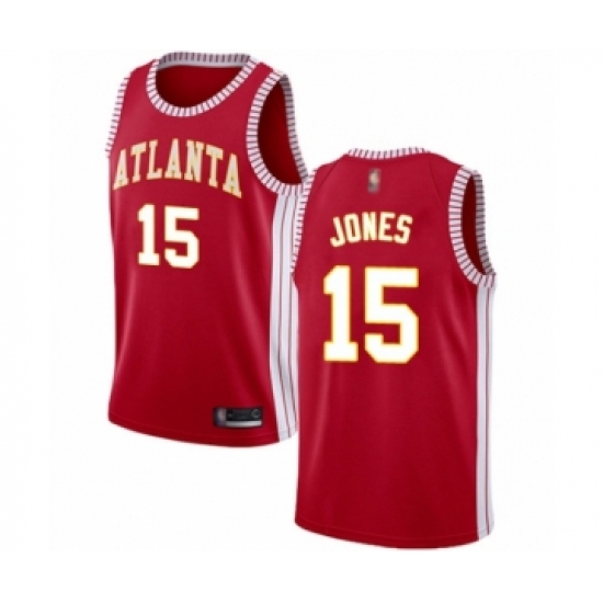 Youth Atlanta Hawks #15 Damian Jones Swingman Red Basketball Jersey Statement Edition - Ujersey