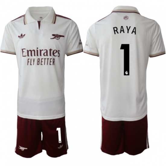 Men Arsenal 2026 Soccer Jerseys White #1 RAYA