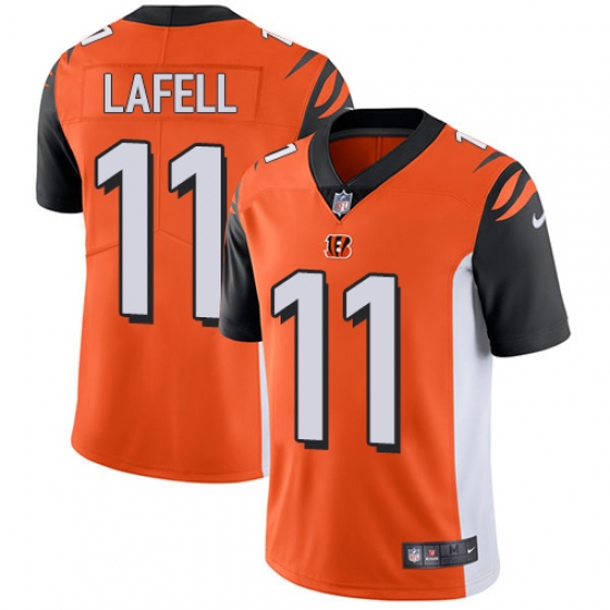 Men's Nike Cincinnati Bengals #11 Brandon LaFell Vapor Untouchable Limited Orange Alternate NFL Jersey - Ujersey