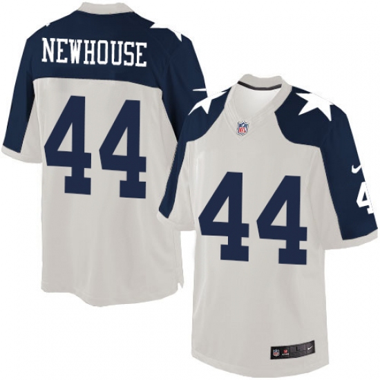 Men's Nike Dallas Cowboys #44 Robert Newhouse Limited White Throwback Alternate NFL Jersey - Ujersey