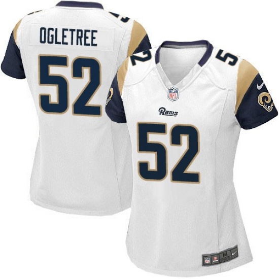 Women's Nike Los Angeles Rams #52 Alec Ogletree Game White NFL Jersey - Ujersey