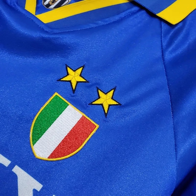 Juventus Retro Soccer Jersey Third Away Custom Shirt 1995-96 - Ujersey Shop