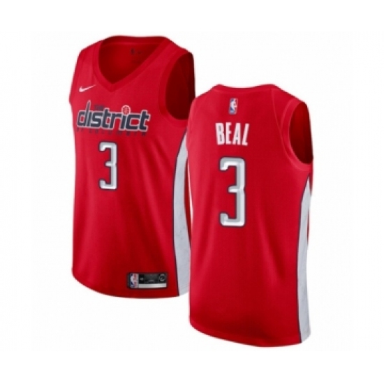 Women's Nike Washington Wizards #3 Bradley Beal Red Swingman Jersey - Earned Edition - Ujersey