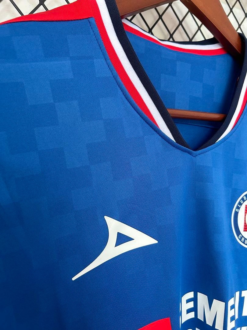 Cruz Azul Soccer Jersey Home Custom Shirt 2025-26 - ujerseystore