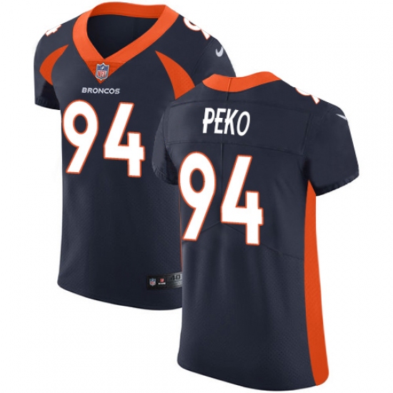 Men's Nike Denver Broncos #94 Domata Peko Navy Blue Alternate Vapor Untouchable Elite Player NFL Jersey - Ujersey