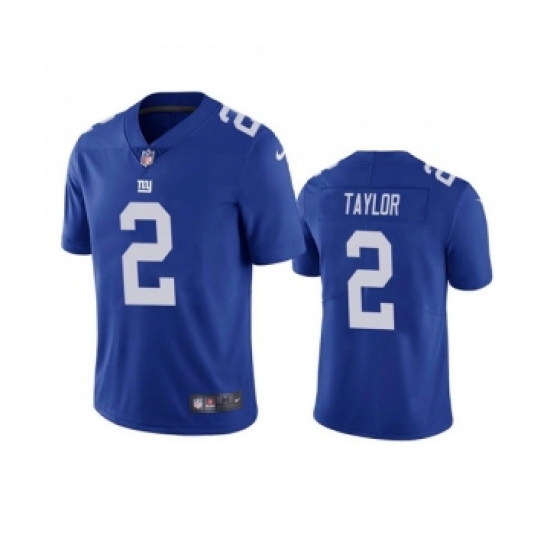 Men's New York Giants #2 Tyrod Taylor Royal Vapor Untouchable Limited Stitched Jersey - Ujersey
