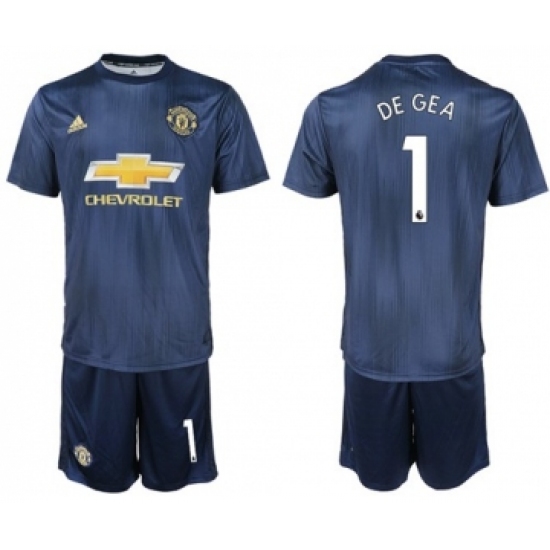 Manchester United #1 De Gea Third Soccer Club Jersey