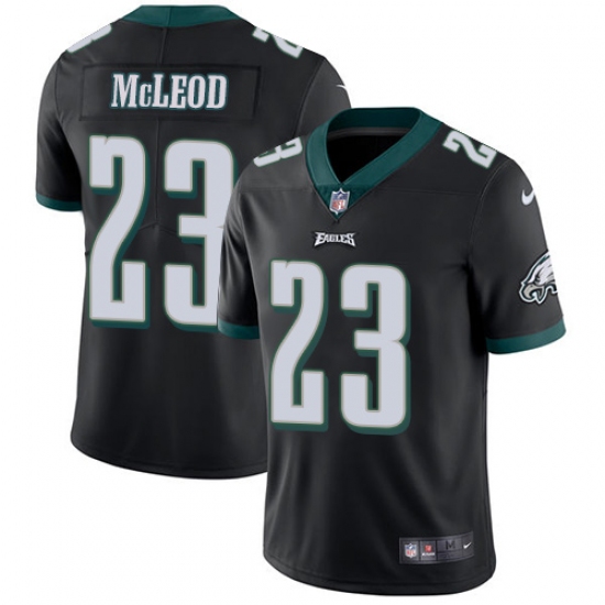 Men's Nike Philadelphia Eagles #23 Rodney McLeod Black Alternate Vapor Untouchable Limited Player NFL Jersey - Ujersey