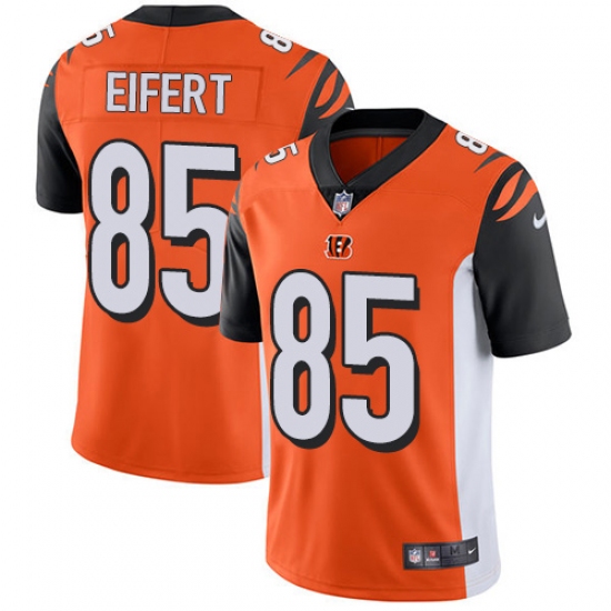 Men's Nike Cincinnati Bengals #85 Tyler Eifert Vapor Untouchable Limited Orange Alternate NFL Jersey - Ujersey