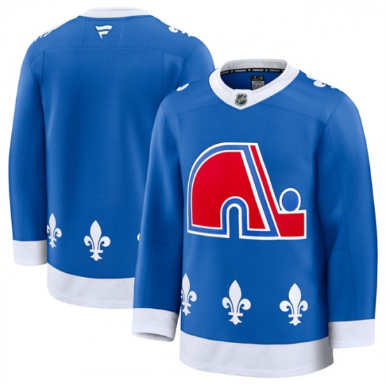 Men's Colorado Avalanche Blank Blue 2025 Alternate Stitched Jersey - Ujersey