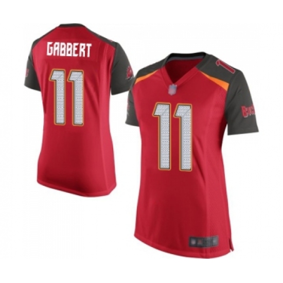 Women's Tampa Bay Buccaneers #11 Blaine Gabbert Game Red Team Color Football Jersey - Ujersey