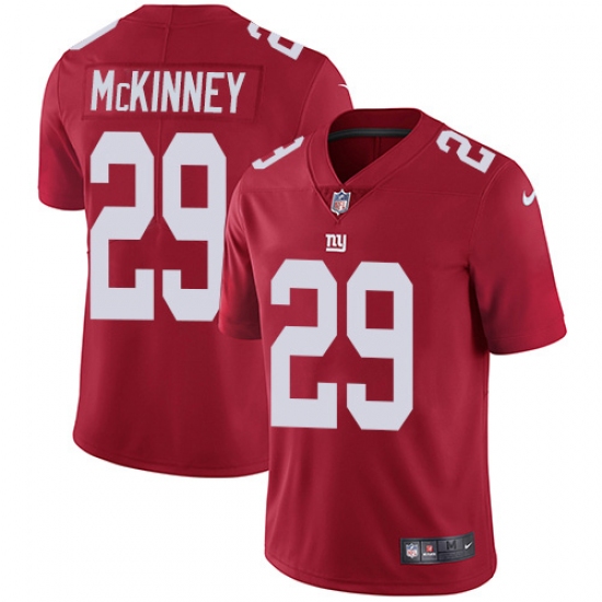 Youth New York Giants #29 Xavier McKinney Red Alternate Stitched Vapor Untouchable Limited Jersey - Ujersey
