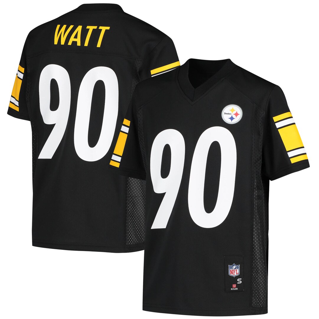 Youth Pittsburgh Steelers T.J. Watt Black Replica Jersey
