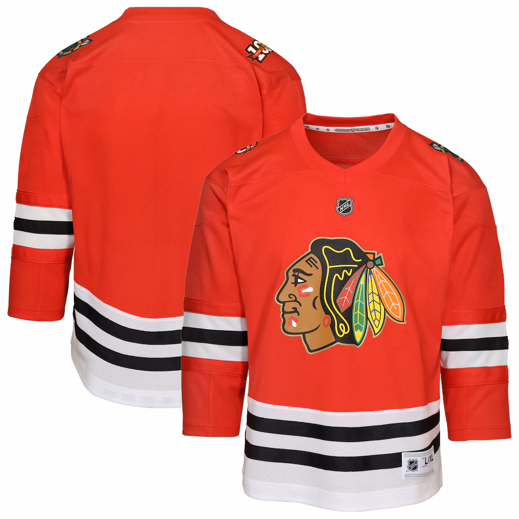 Toddler Chicago Blackhawks Red Centennial Replica Jersey - ujerseystore