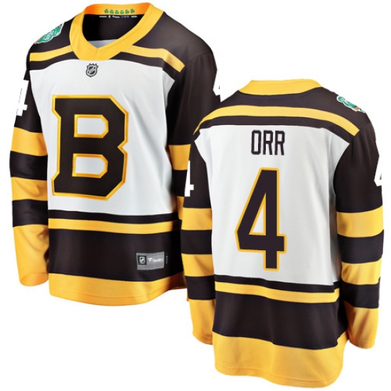 Youth Boston Bruins #4 Bobby Orr White 2019 Winter Classic Fanatics Branded Breakaway NHL Jersey - Ujersey