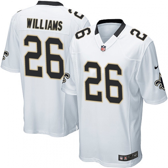 Men's Nike New Orleans Saints #26 P. J. Williams Game White NFL Jersey - Ujersey