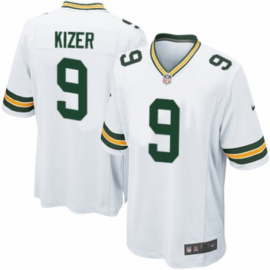 Men's Nike Green Bay Packers #9 DeShone Kizer Game White NFL Jersey - Ujersey