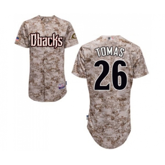 Men's Arizona Diamondbacks #26 Yasmany Tomas Replica Camo Cool Base Baseball Jersey - Ujersey