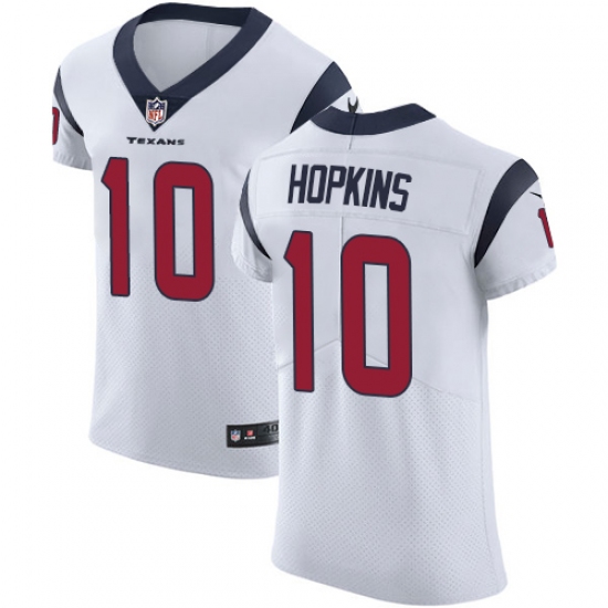 Men's Nike Houston Texans #10 DeAndre Hopkins White Vapor Untouchable Elite Player NFL Jersey - Ujersey
