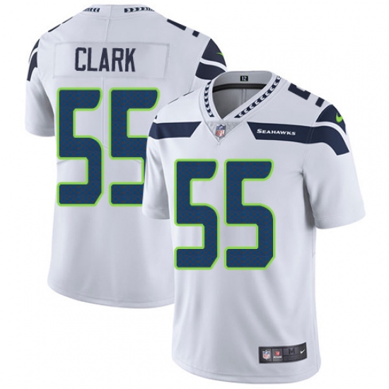 Youth Nike Seattle Seahawks #55 Frank Clark White Vapor Untouchable Limited Player NFL Jersey - Ujersey
