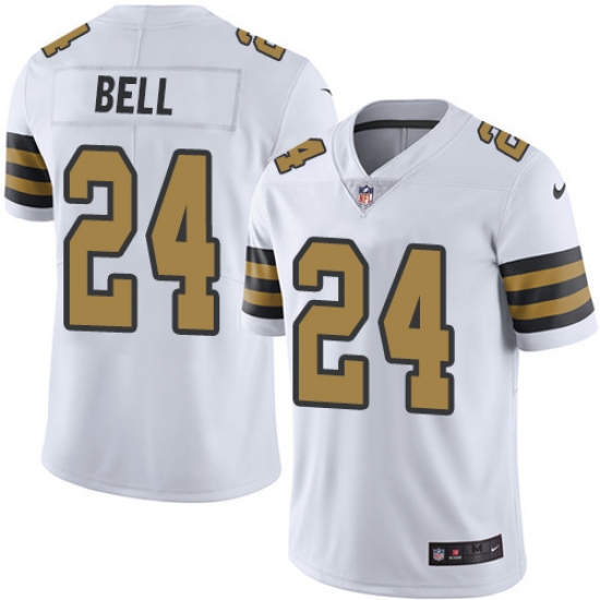 Youth Nike New Orleans Saints #24 Vonn Bell Limited White Rush Vapor Untouchable NFL Jersey - Ujersey