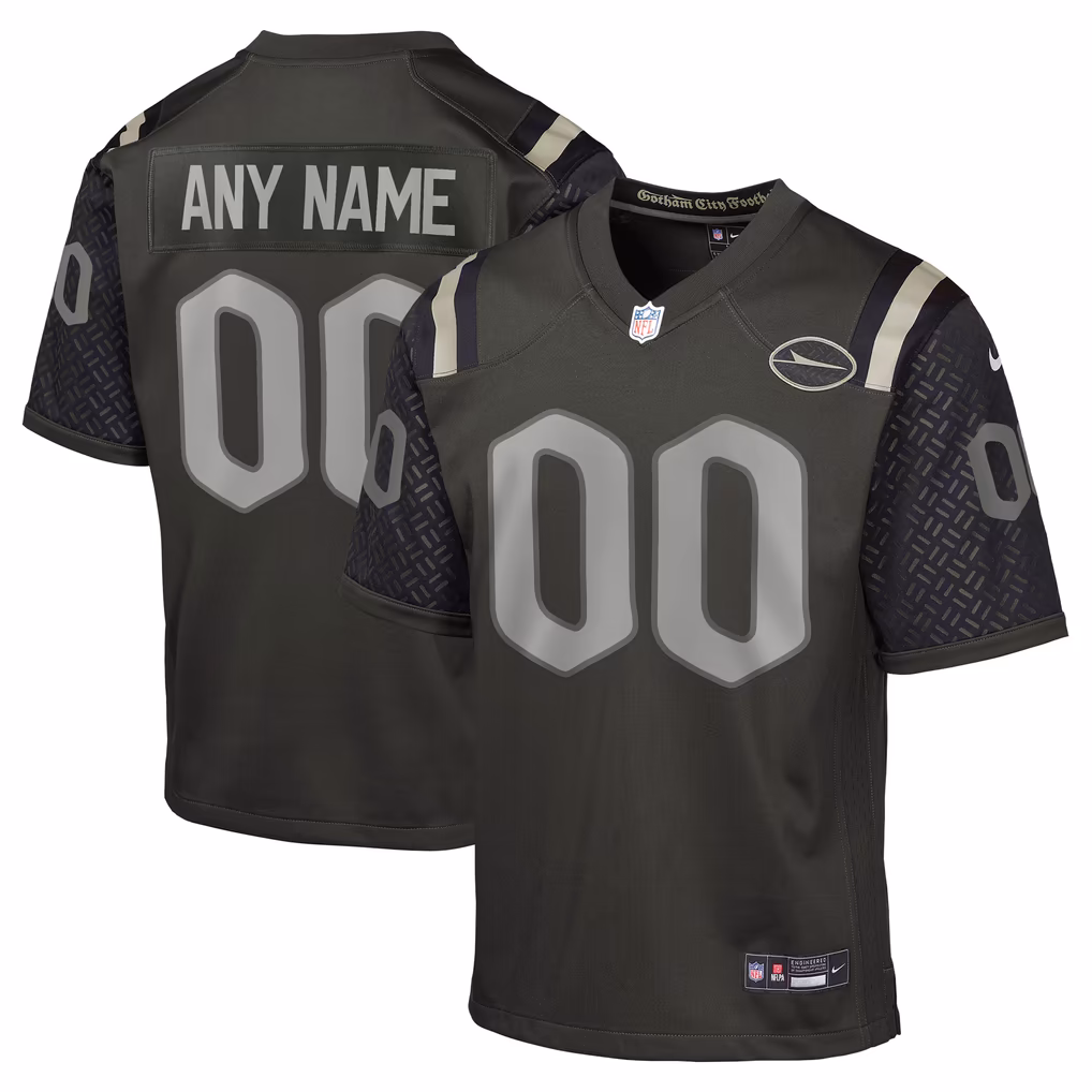 Youth New York Jets Nike Green Rivalries Collection Custom Game Jersey - SUjersey01
