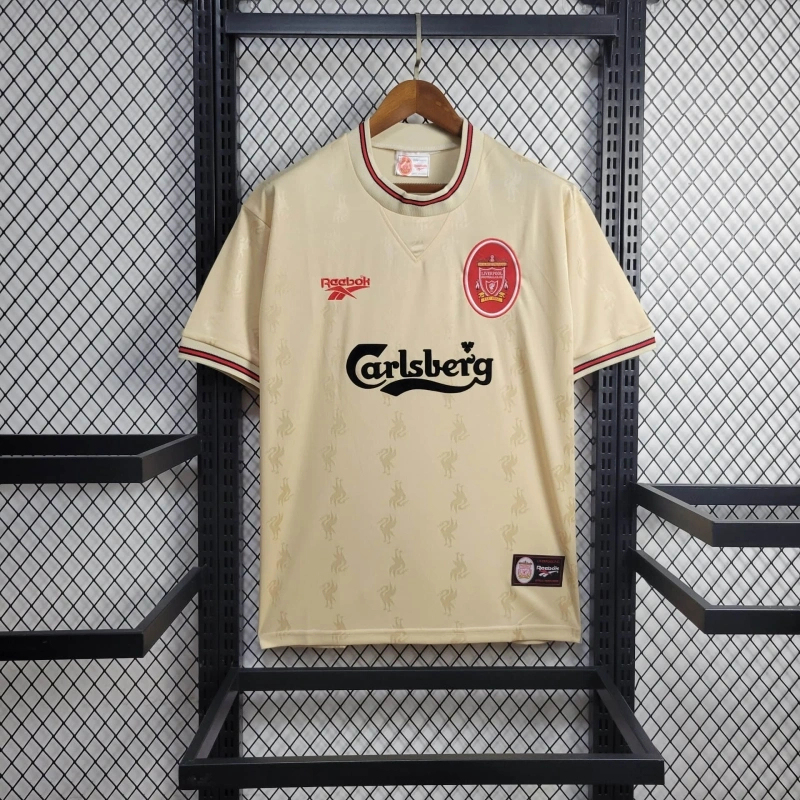 Liverpool Retro Football Jersey Away Custom Shirt 1996/97 - ujerseystore