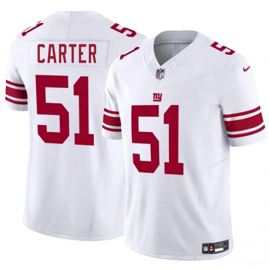 Men's New York Giants #51 Abdul Carter White 2025 Draft F.U.S.E. Vapor Untouchable Limited Football Stitched Jersey - Ujersey