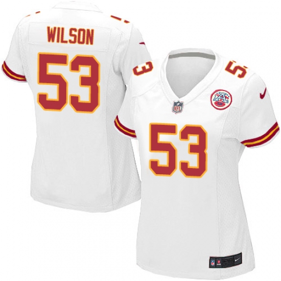 Women's Nike Kansas City Chiefs #53 Ramik Wilson Game White NFL Jersey - Ujersey