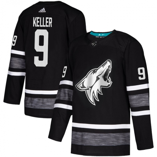 Men's Adidas Arizona Coyotes #9 Clayton Keller Black 2019 All-Star Game Parley Authentic Stitched NHL Jersey - Ujersey