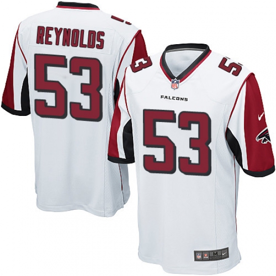 Men's Nike Atlanta Falcons #53 LaRoy Reynolds Game White NFL Jersey - Ujersey