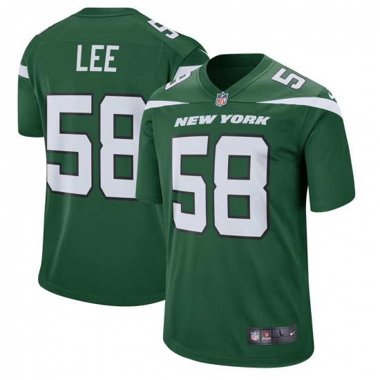 Men's New York Jets #58 Darron Lee Nike Green Player Game Jersey - Ujersey