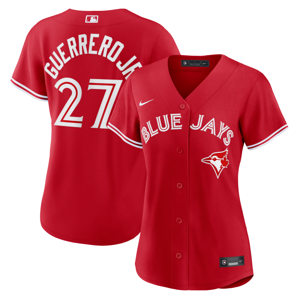 Women's Toronto Blue Jays Vladimir Guerrero Jr. Nike Red Canada Day Replica Jersey - Ujersey